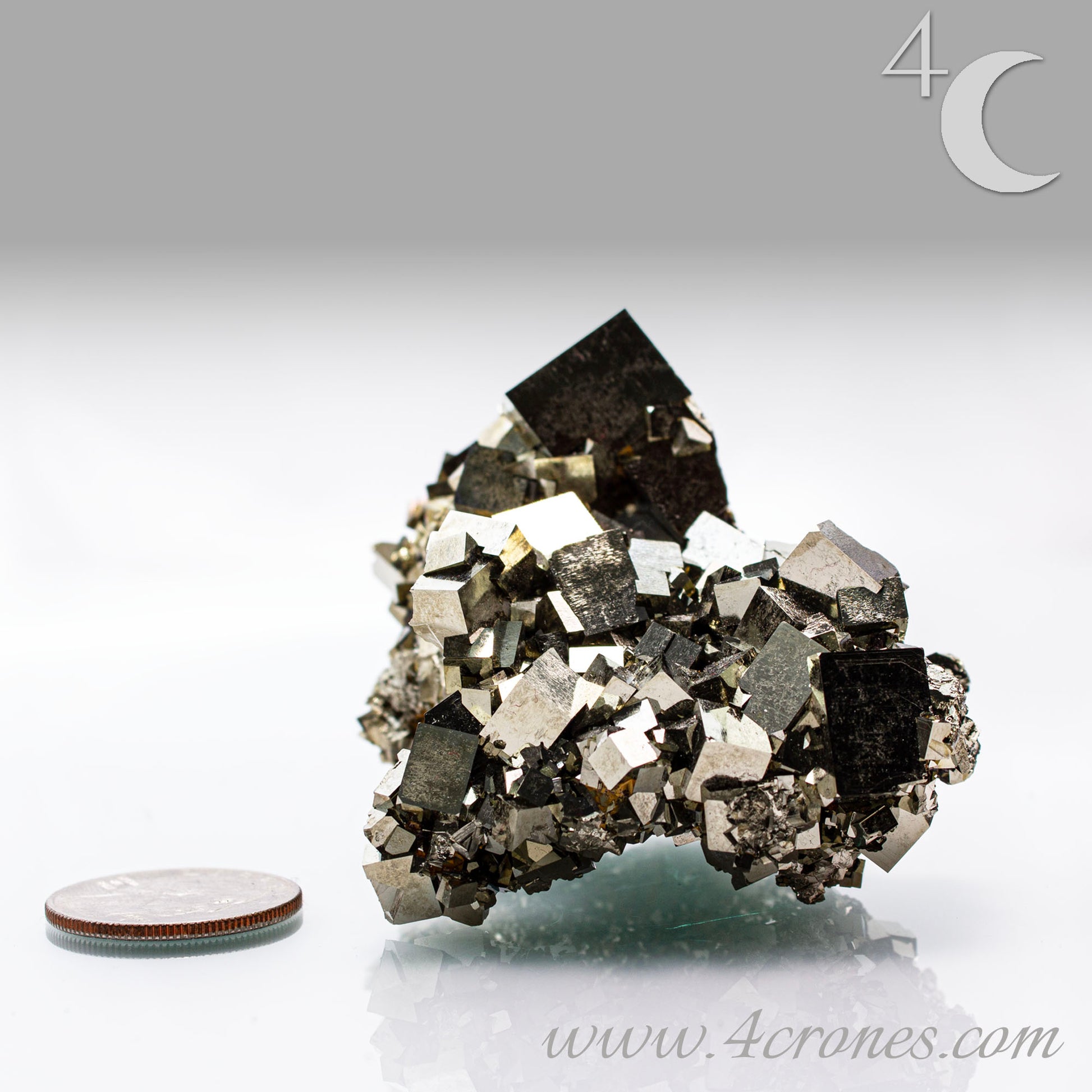 Shangbao Pyrite is a variety of pyrite, a sulfide mineral with the chemical formula FeS₂. Known for its metallic luster and brassy gold color, pyrite crystallizes in the isometric system, often forming cubic, octahedral, or pyritohedral crystals.