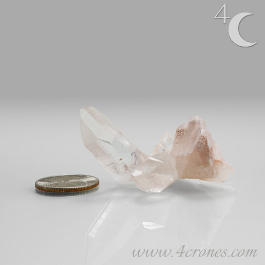 Our Lithium Quartz crystals are to die for.  These dazzling specimens are astonishingly crystal clear with the softest touches of pinks and mauves. The Lumerian lines are so crisp and clean you can almost hear the ancient stories pouring out of them. These beauties will take your breath away, we kid you not. www.4crones.com