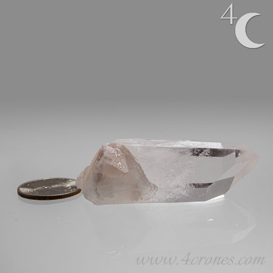 Our Lithium Quartz crystals are to die for. These dazzling specimens are astonishingly crystal clear with the softest touches of pinks and mauves. The Lumerian lines are so crisp and clean you can almost hear the ancient stories pouring out of them. These beauties will take your breath away, we kid you not. www.4crones.com