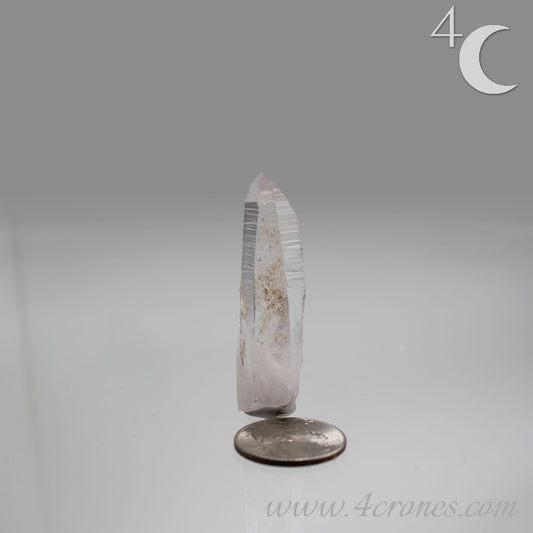 Our Lithium Quartz crystals are to die for. These dazzling specimens are astonishingly crystal clear with the softest touches of pinks and mauves. The Lumerian lines are so crisp and clean you can almost hear the ancient stories pouring out of them. These beauties will take your breath away, we kid you not. www.4crones.com